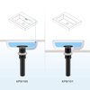 Kibi Pop Up Drain Stopper for Bathroom with Overflow KPW100MB
